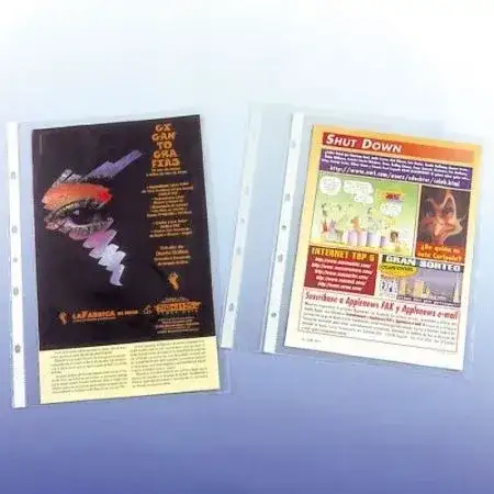 Folios Clingsor 11 55 micrones Carta 100 unidades PPP borde blanco -2