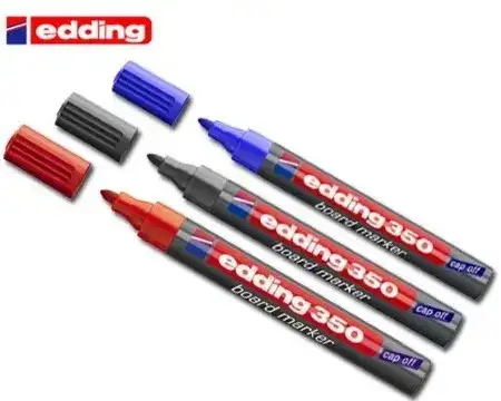 Marcador Edding 350 -250 Pizarra Punta redonda 1,5-3,0mm Verde Recargable