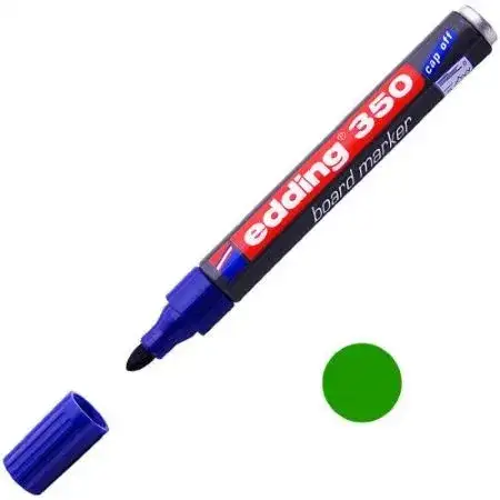 Marcador Edding 350 -250 Pizarra Punta redonda 1,5-3,0mm Verde Recargable -2