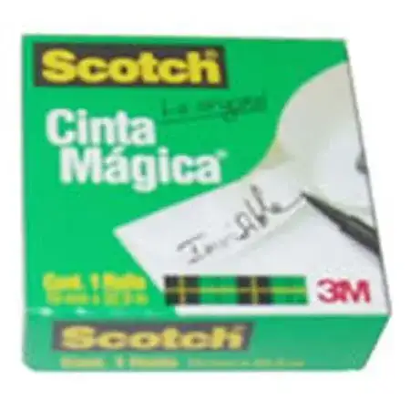 Cinta adhesiva Scotch 810 Invisible 19mm x 32.9m Mágica -2
